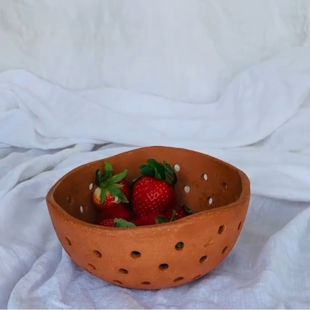 Terracotta Colander Bowl
